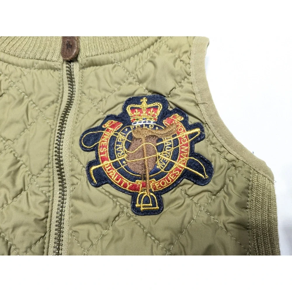 Ralph Lauren diamond stitched